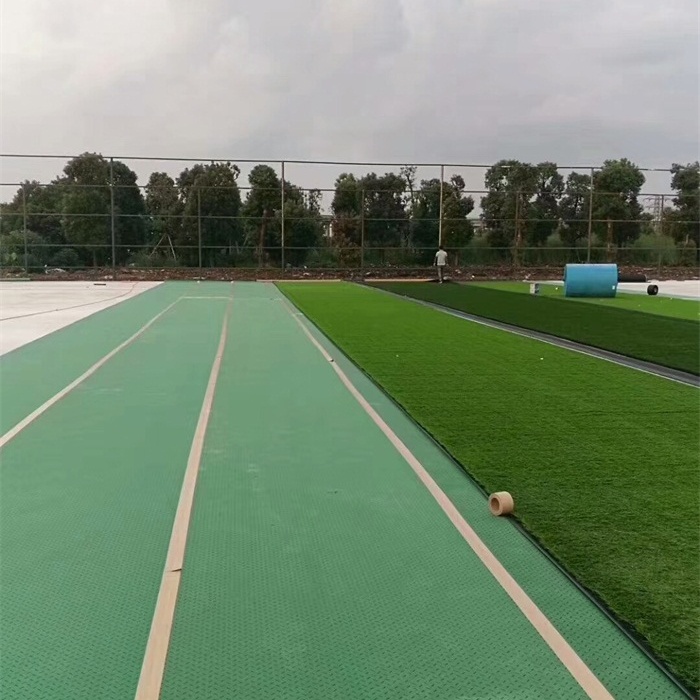 足球场人造草坪缓冲垫XPE10mm绿色减震垫